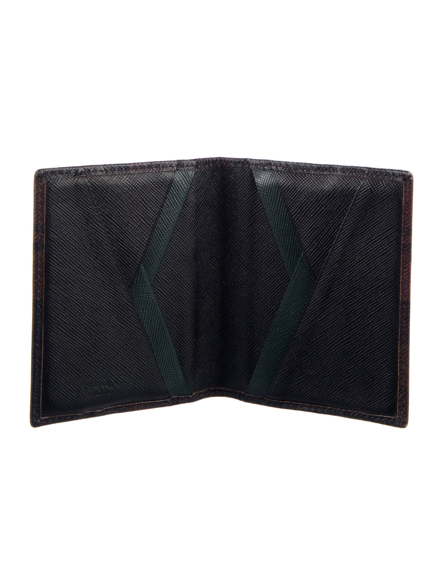 Prada Saffiano Cuir Leather Card Holder